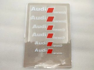 Vinilos pinzas de freno Audi Ceramic color blanco