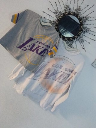 Sudadera +Camiseta Lakers Mujer Talla XS