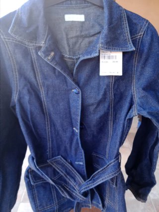 Chaqueta vaquera azul talla S