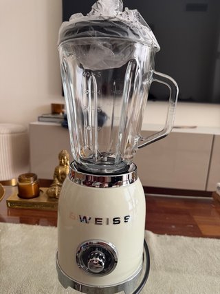 Batidora de Vaso Vintage SWEISS MXV8 Crema