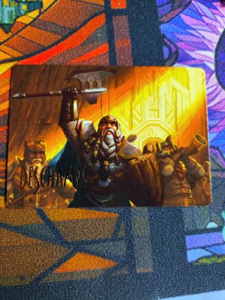 Art Series Thorin firma dorada Deschamps - Hobbit