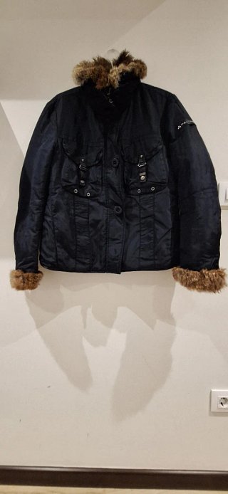 Anorak plumas Peuterey azul marino