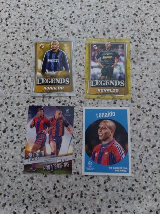 4 carte Ronaldo Il Magnifico
