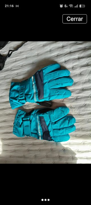 Guantes de Nieve Turquesa