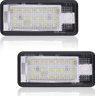 Luces LED matrícula Audi A3 A4 A6 A8 y Q7 plafones
