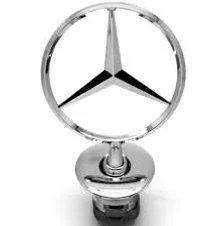Logo capó Mercedes (204-211-212-221) cromado