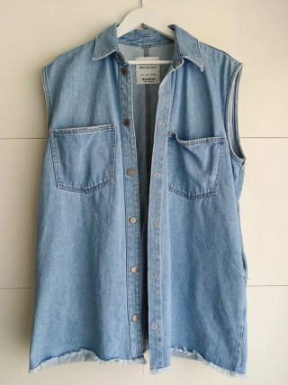 Chaleco vaquero Pull&Bear Talla L