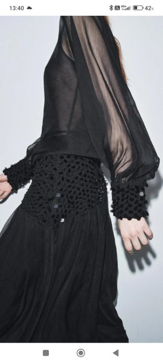 Conjunto Zara Edición Limitada Negro