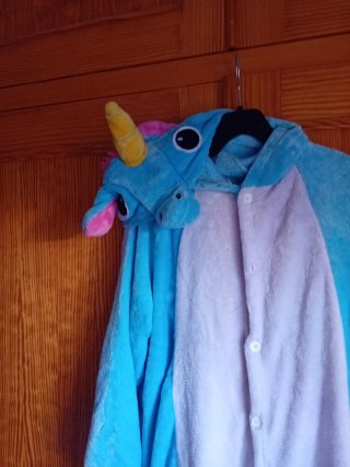 Pijama Unicornio Celeste Talla Única