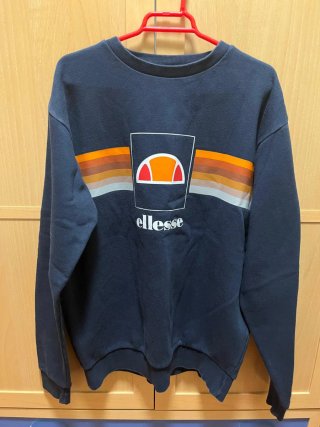 Sudadera ellesse azul con logo