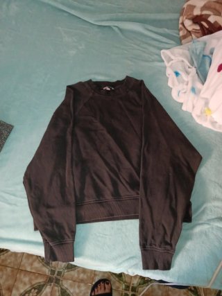 Sudadera marrón manga larga
