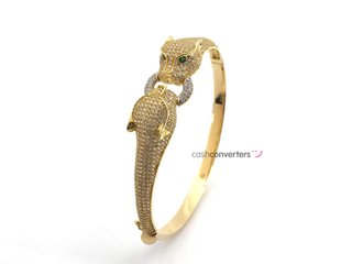 pulsera oro 18k con piedra con circonita