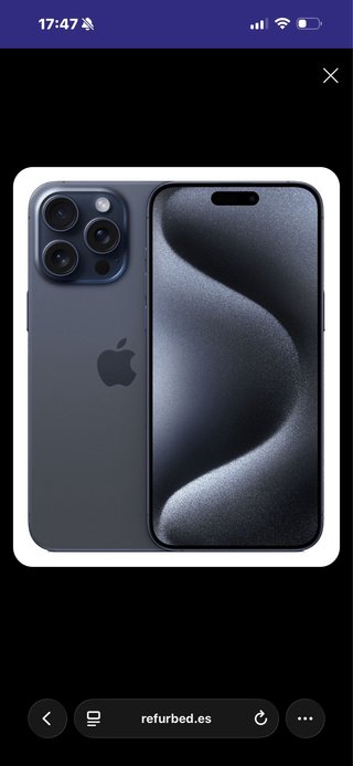iPhone 15 Pro Azul