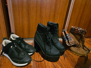 Lote tenis y botas seminuevas