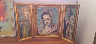 Tríptico con Reproducciones de El Greco