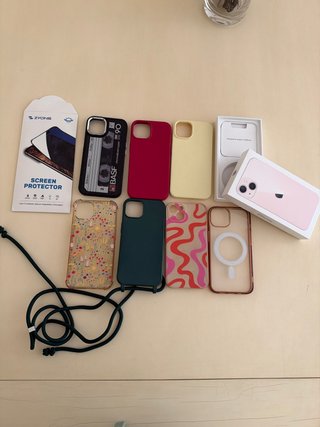 Fundas iPhone 13, Caja y Protector Pantalla