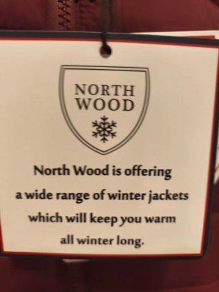 North Wood Chaleco de Invierno mujer Burdeos