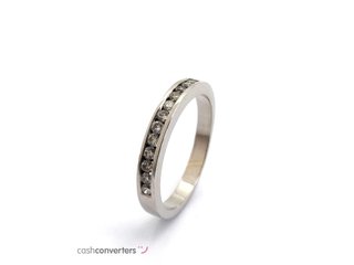 alianza oro 18k con piedra con diamante