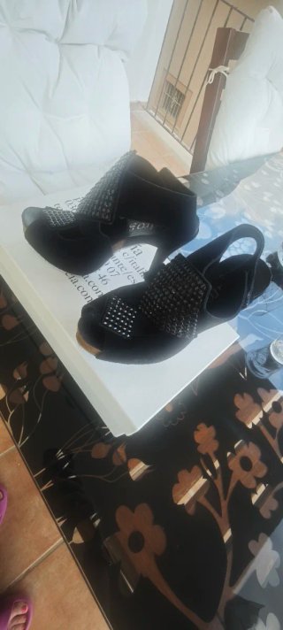 Sandalias fiesta Pedro García negras