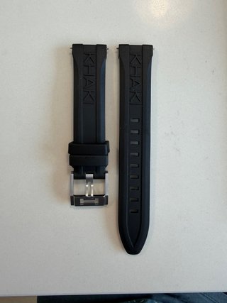 Correa Hamilton Khaki Navy Caucho 20mm Negra