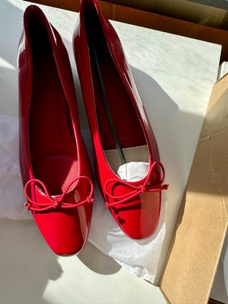 Bailarinas charol rojas Talla 37