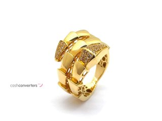 sortija oro 18k con piedra con circonita