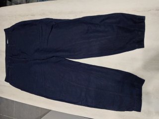 Pantaloni in lino blu