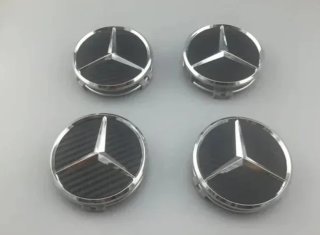 Centro de rueda Mercedes carbono
