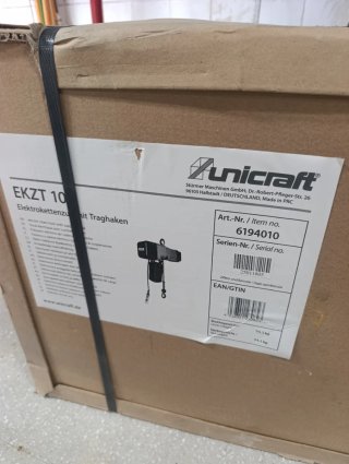 Polipasto Eléctrico Unicraft EKZT 10-1