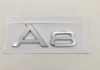 Emblema logo trasero Audi A8 cromado