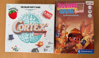 2 Juegos de mesa NUEVOS: Cortex y Escape Game