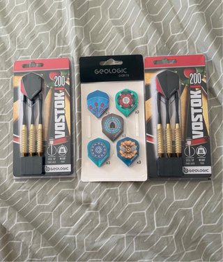 Set 6 Dardos Geologic Vostok 200 + 16 plumas
