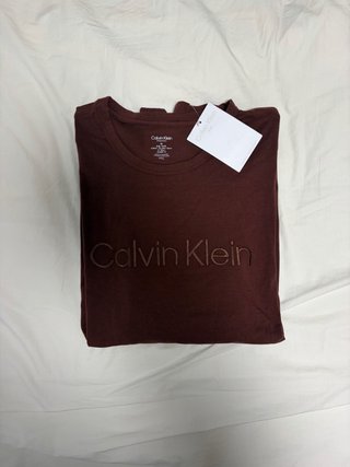 Camiseta pijama Calvin Klein marrón Talla M