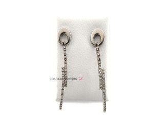 pendientes oro 18k con piedra con diamante