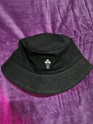Gorro Bucket Palmera Negro