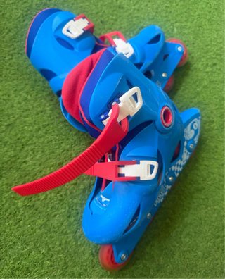 Patines ajustables para niños azul