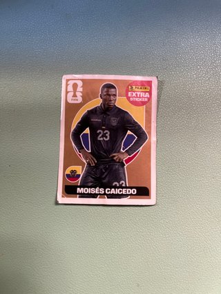 Cromo Extra Panini Moisés Caicedo Bronce