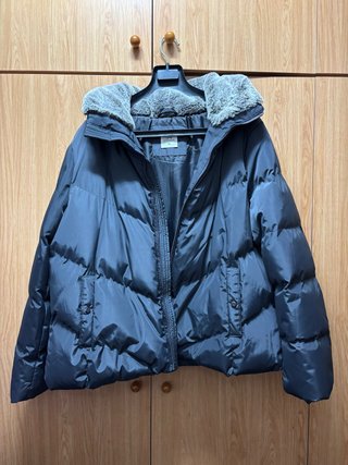 Chaqueta acolchada gris talla XXL