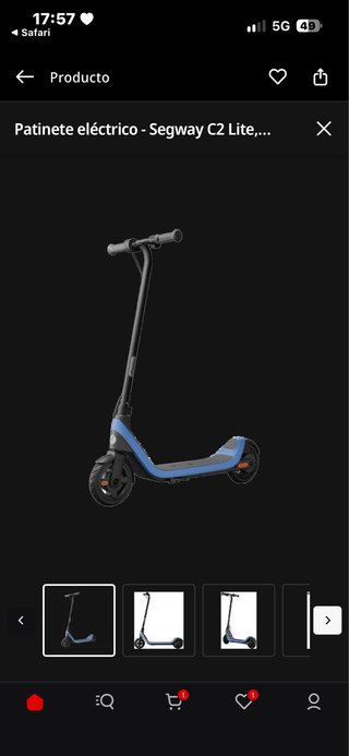 Patinete eléctrico Segway C2 Lite