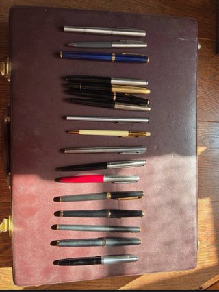 Set di penne stilografiche Mont Blanc, Parker, ecc.