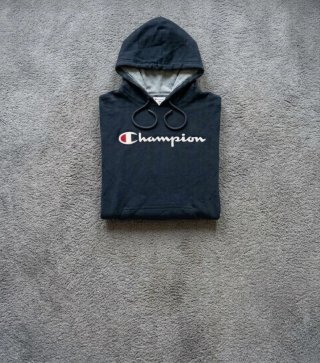 Sudadera Champion Azul Marino con Capucha