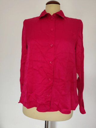 Camicia rosa a maniche lunghe
