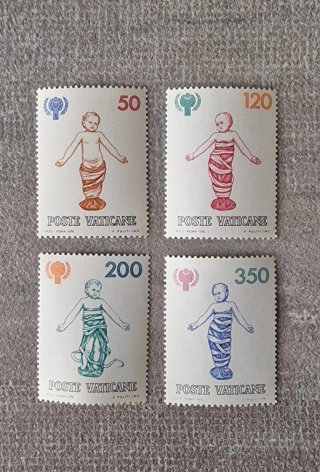 Serie francobolli Poste Vaticane 1979