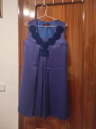 Vestido de fiesta azul/morado