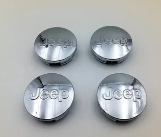 Centro de rueda Jeep 64 mm color plata