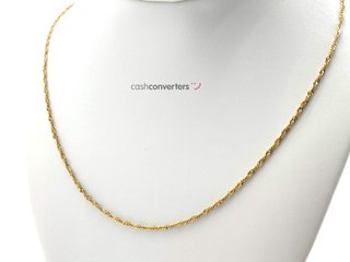 cadena oro 18k 25cm