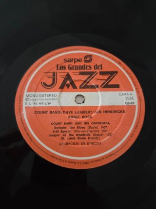 Vinilo Jazz: Count Basie / Lambert, Hendricks