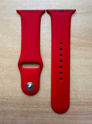Apple Watch 42mm. Product Red Sport Band S/M