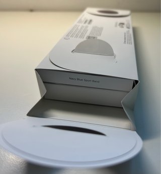 Caja Apple Watch Navy Blue Sport Band