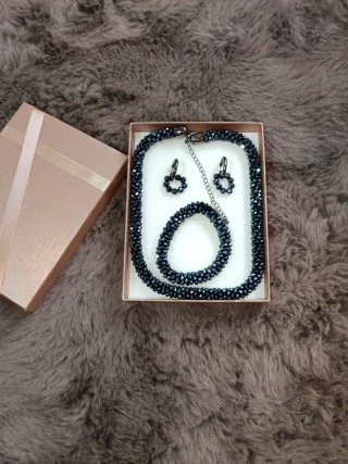 Conjunto de Joyas Azul marino